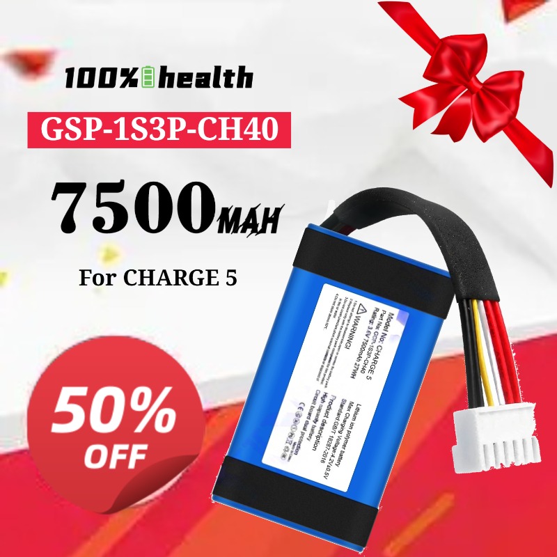 Jbl Speaker Charge 5 - Bateria Bluetooth GSP-1S3P-CH40 7500mAh para JBL