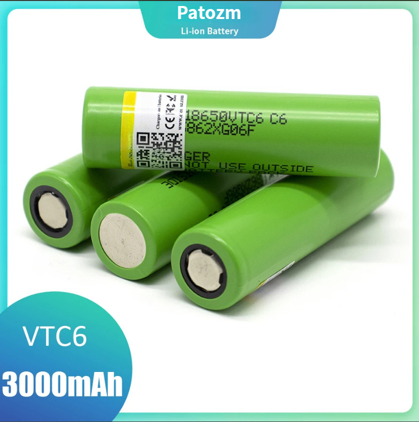 Vape Battery 18650 - Bateria Recarregável de Íon de Lítio