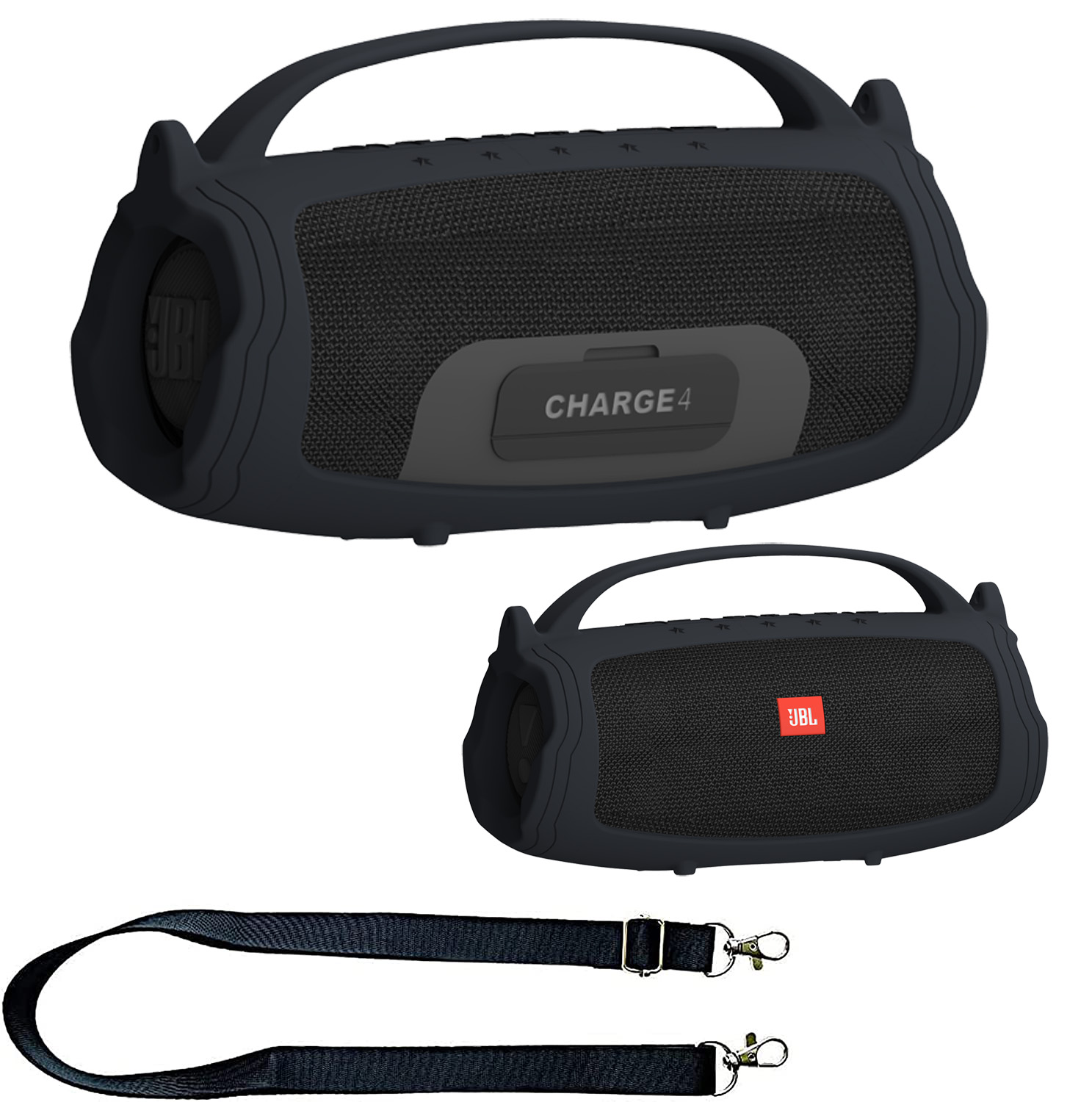 Jbl Speaker Charge 5 - Alto-falante Bluetooth portátil com alça de