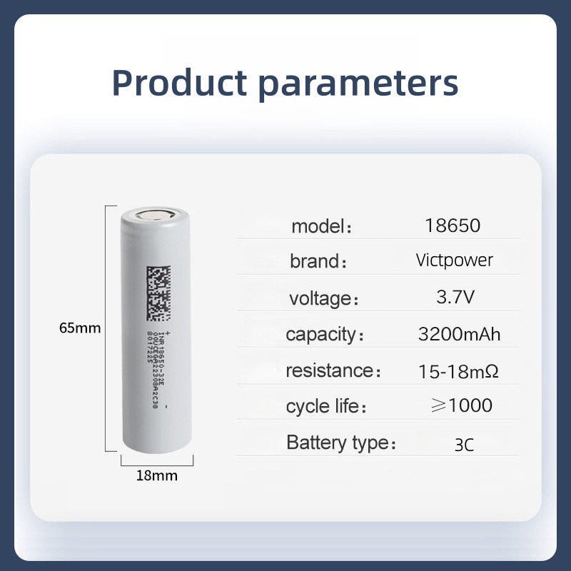 Vape Battery 18650 - Victpower 10-Pack 3500mAh 18650 Li-ion Bateria