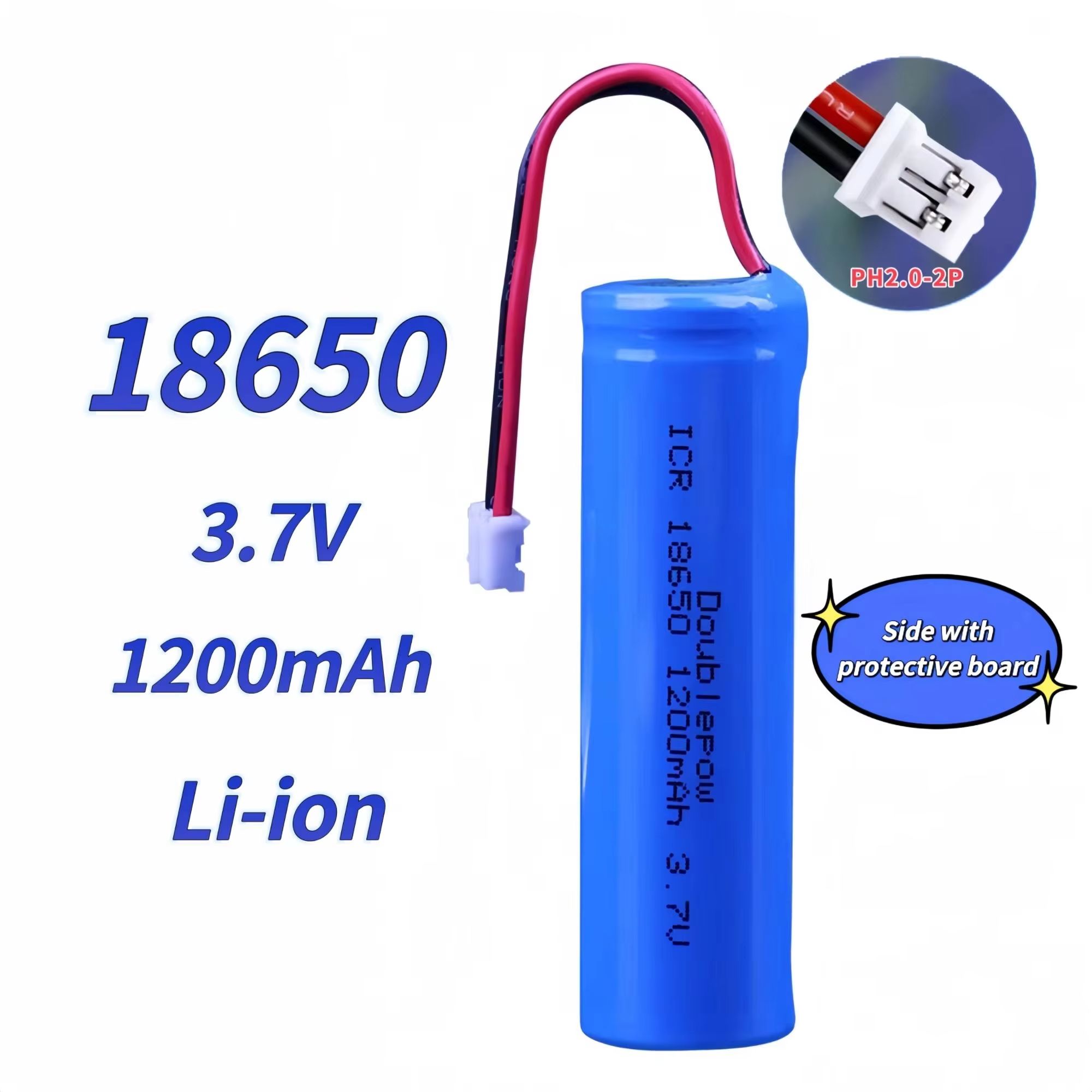 Vape Battery 18650 - Bateria de lítio recarregável 18650 3.7V1200mAh