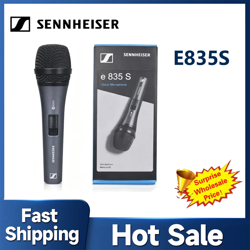 Shure Mic Sm58 - Microfone Vocal Dinâmico Cardioide Sennheiser E835S