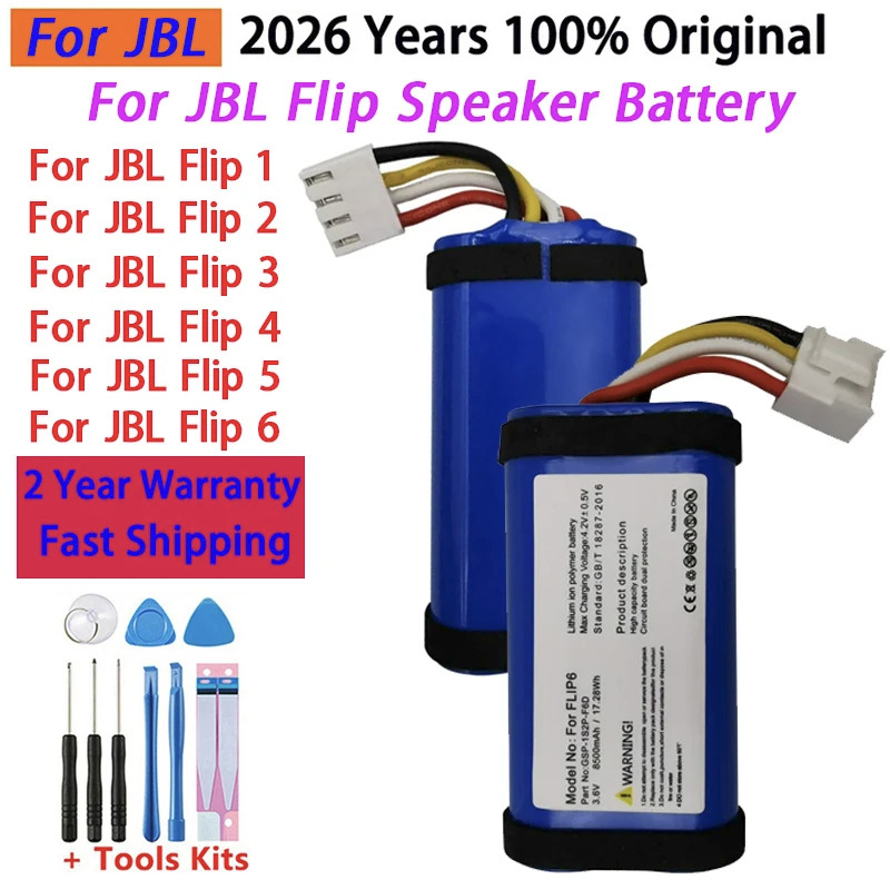 Jbl Speaker Flip 6 - Bateria 100% Original para Caixa de