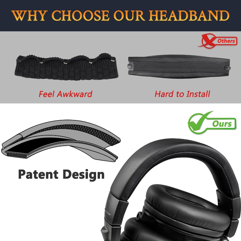 Faixa de cabeça de substituiçã - Audio Technica Headphone Ath-M20X avaliação e preço