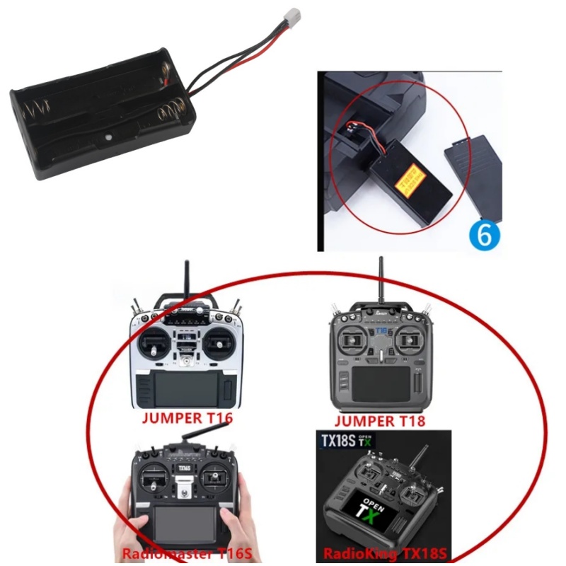 Caixa de bateria RadioMaster T - Battery Case Storage avaliação e preço