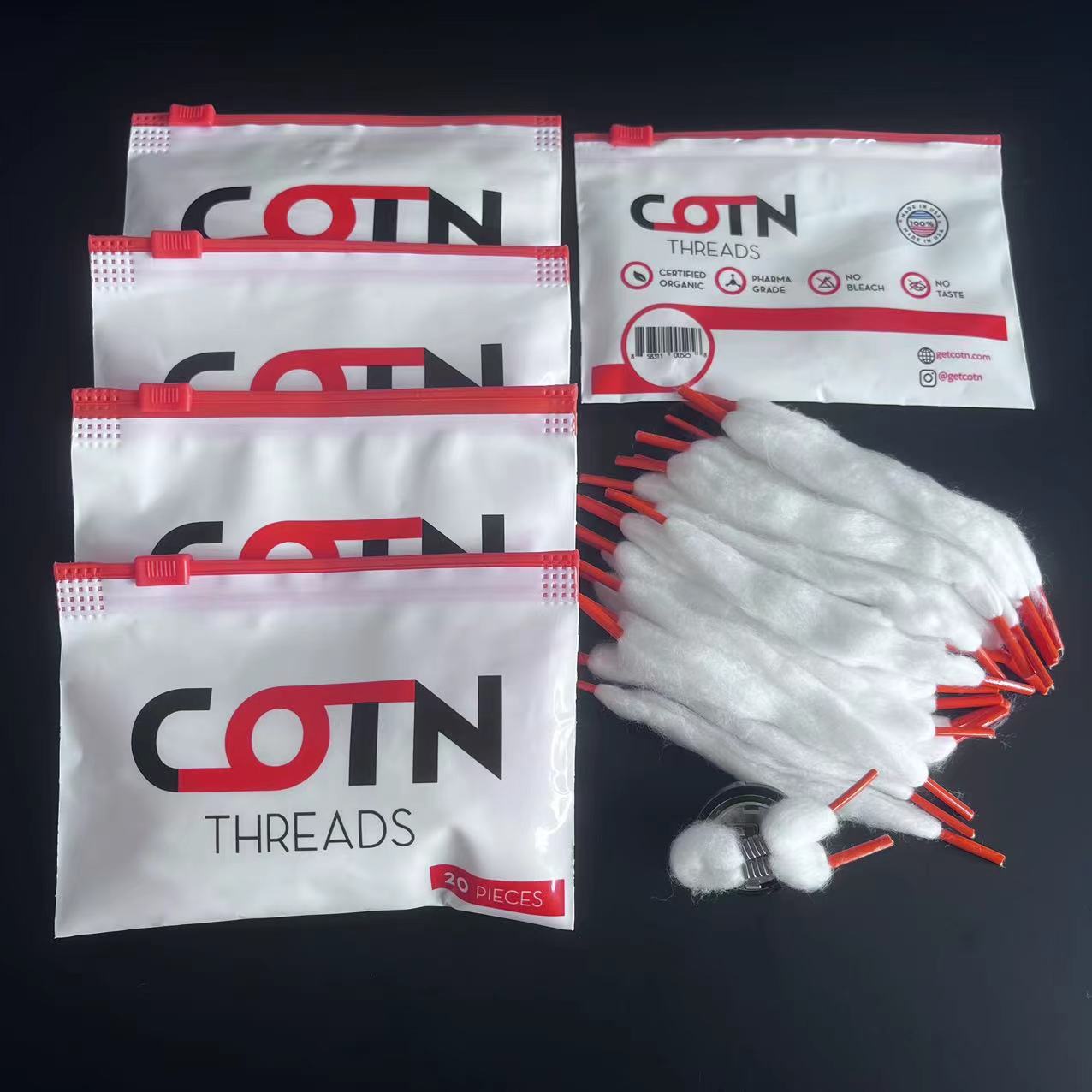 100/60/20 pçs pré-construído f - Cotton Wick Organic avaliação e preço
