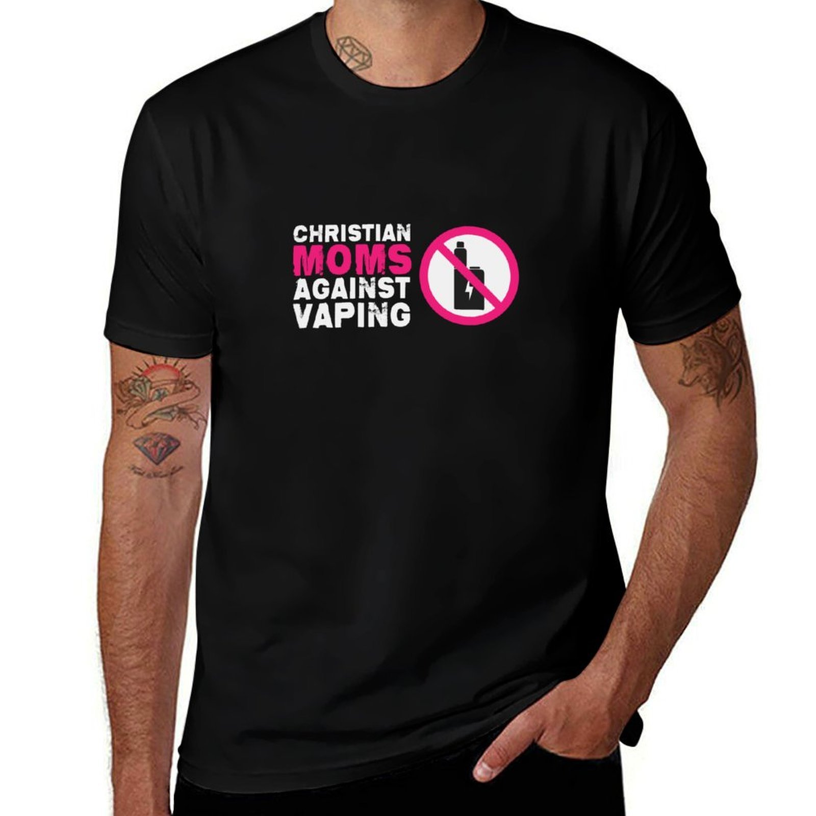 Camiseta Christian Moms Agains - Quick Vape avaliação e preço