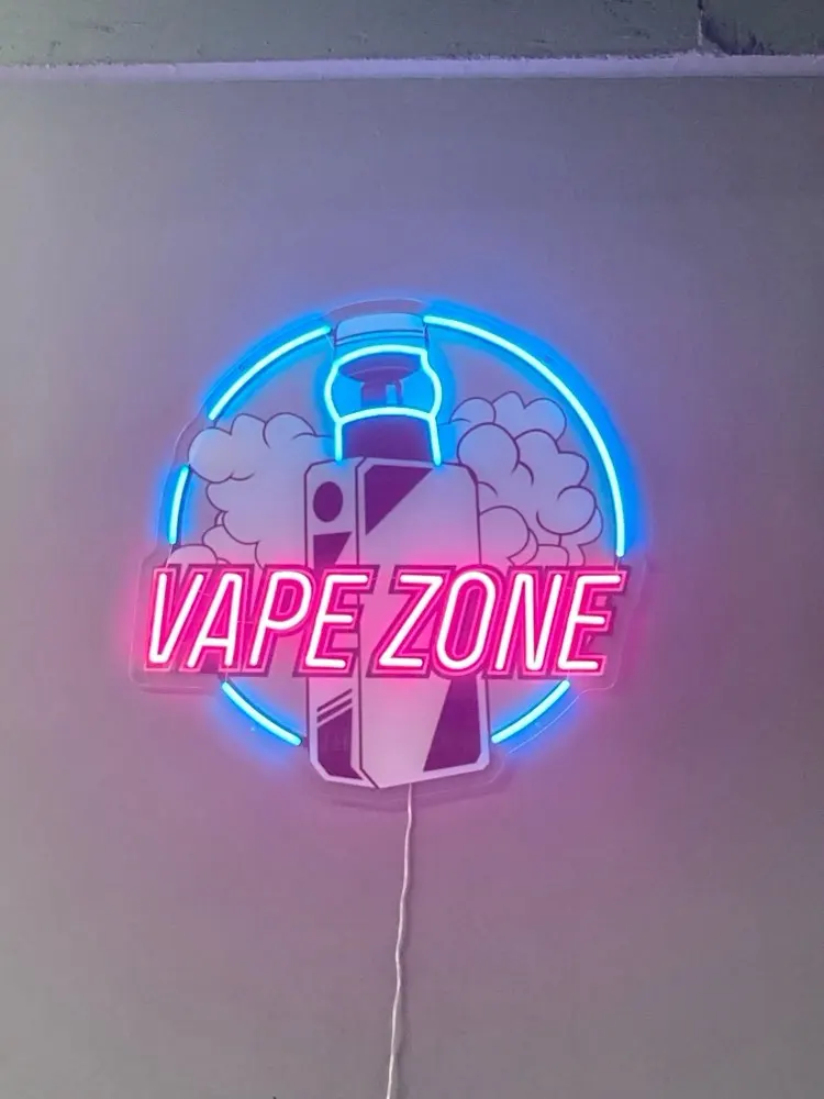 Sinal de néon de vape de cigar - Vaping Store avaliação e preço