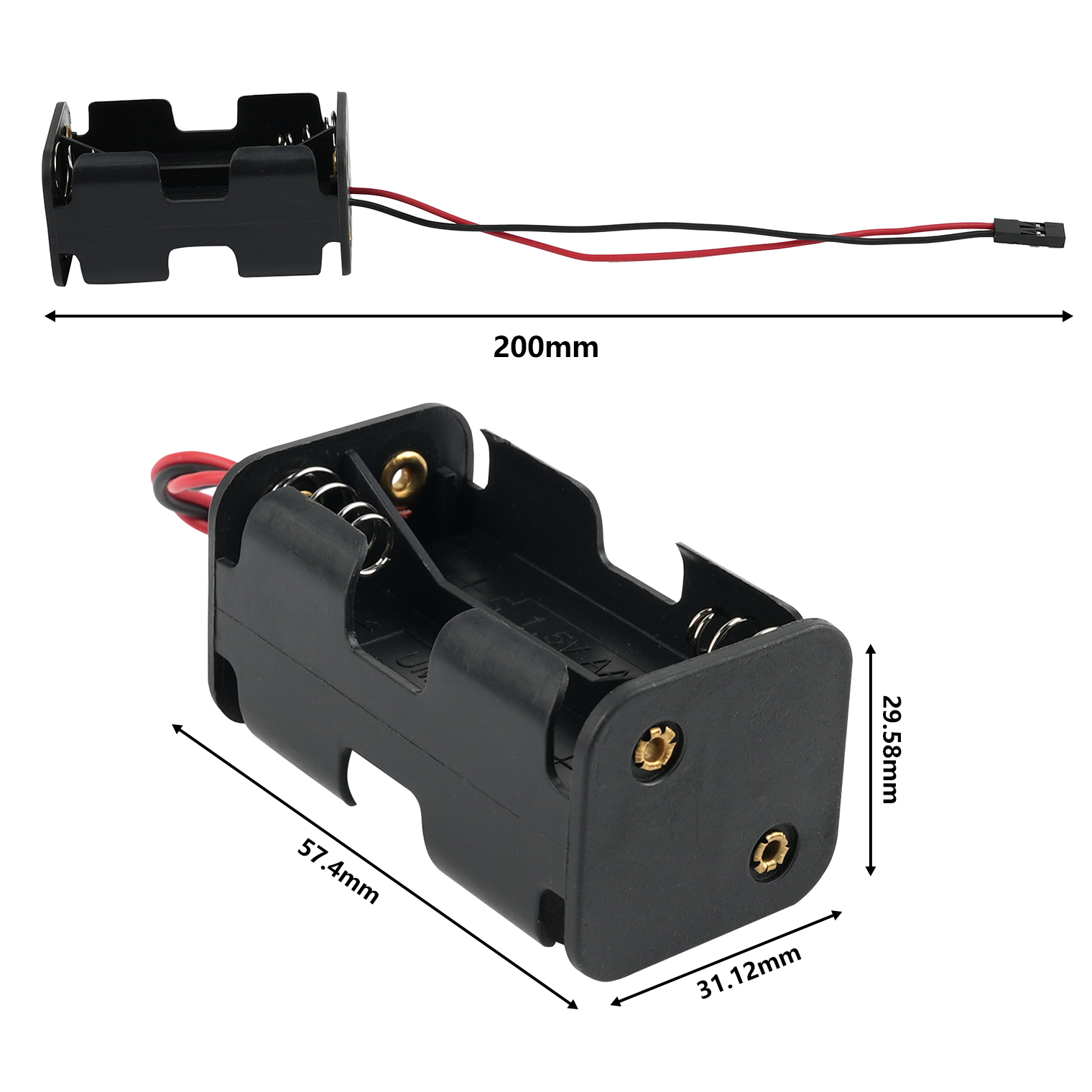 Testador servo RCmall 3CH ESC  - Battery Case Storage avaliação e preço