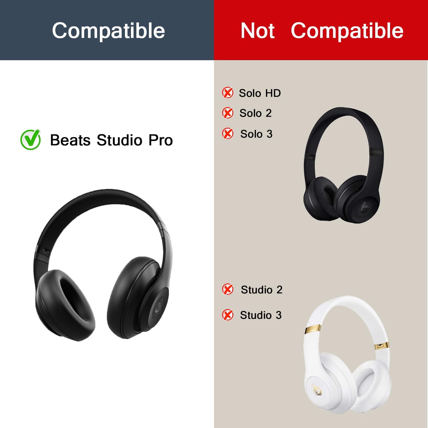 Almofadas de Substituição para - Beats Headphone Studio Pro avaliação e preço