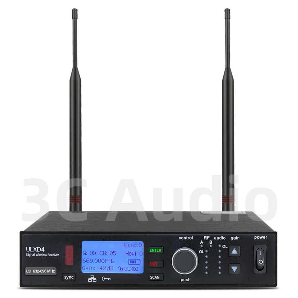 ULXD4-SLXD 500/600MHz Microfon - Shure Mic Sm58 avaliação e preço