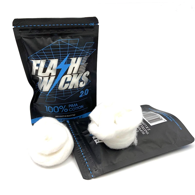 Vmiss Flash Wicks PIMA Algodão - Cotton Wick Organic avaliação e preço