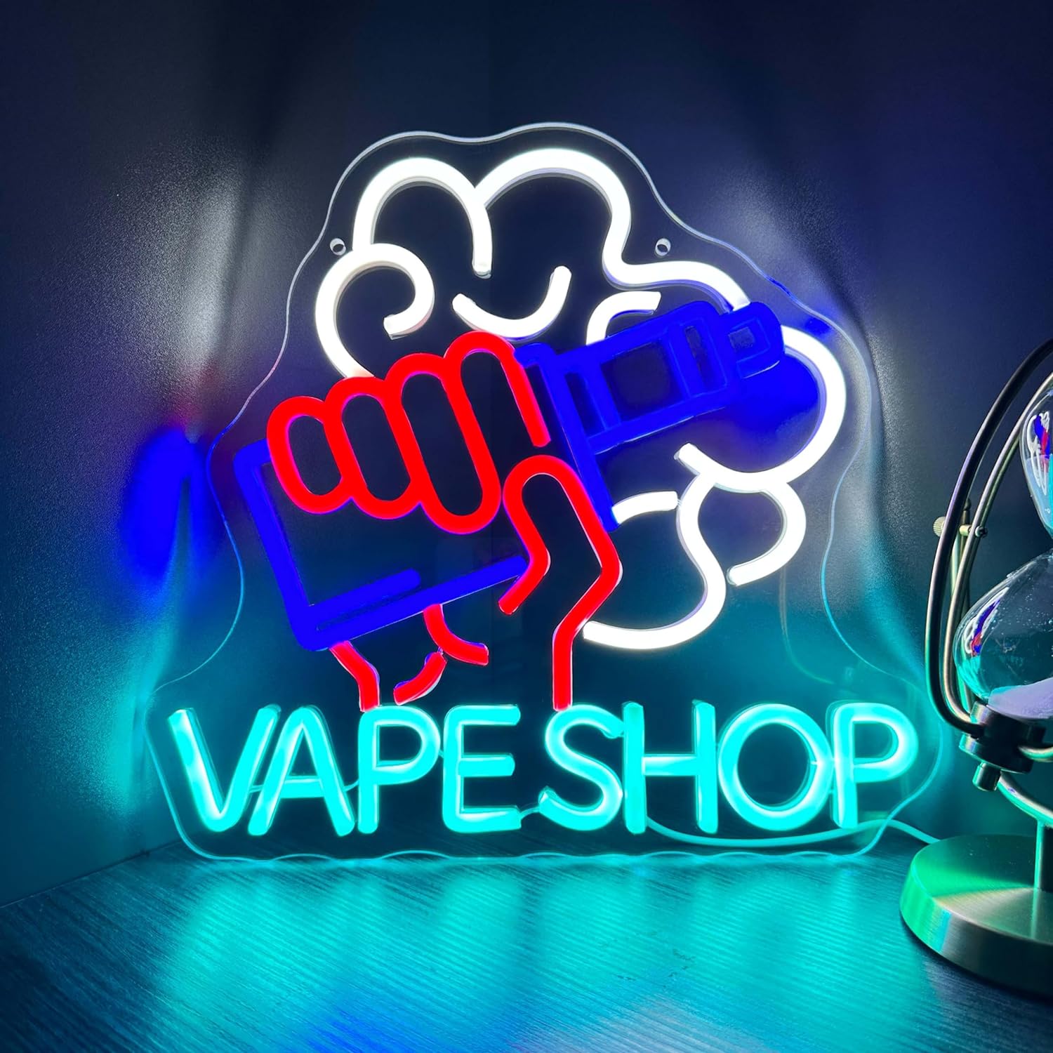 Vape Shop LED Neon Light Sign, - Vaping Store avaliação e preço